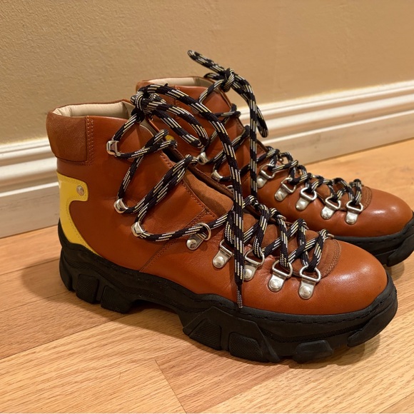 Anthropologie Another Project Hiking Boots – Yellow/Red, Women’s 37 - Picture 3 of 11